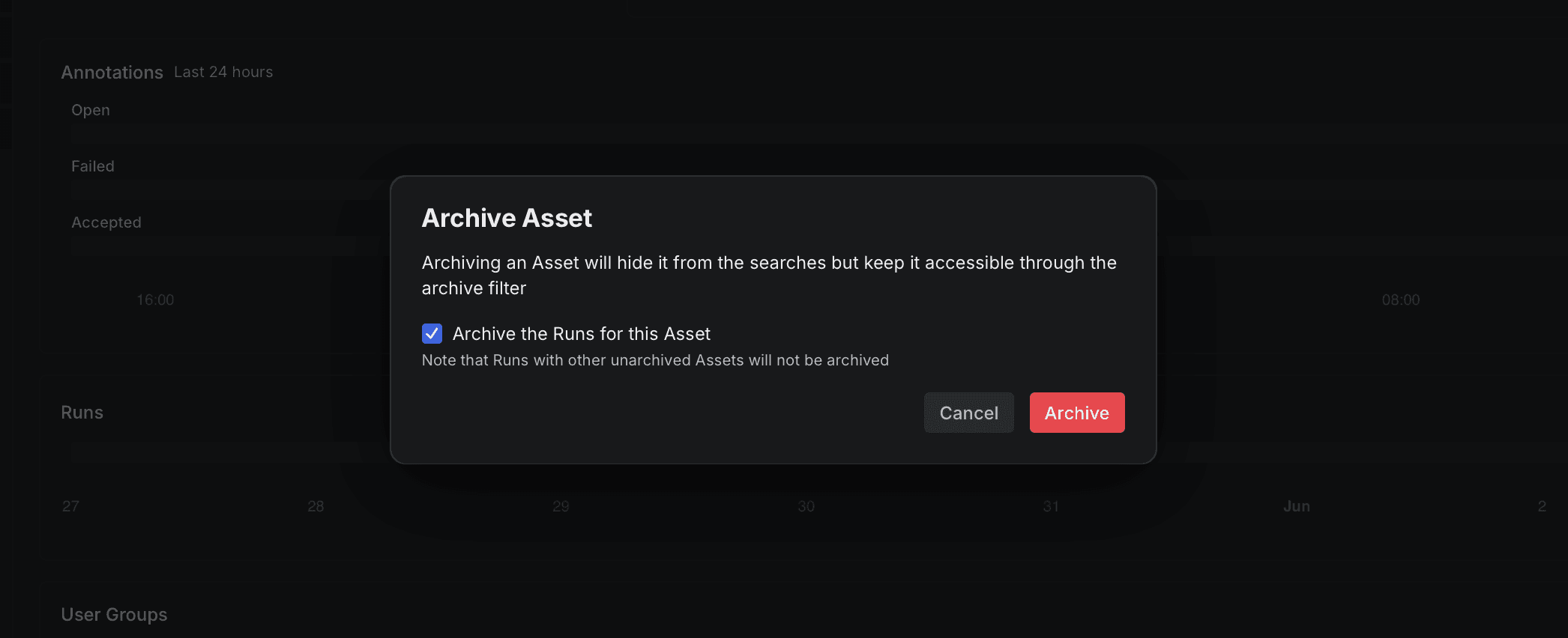 Archived Assets